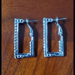 Costume diamond earrings